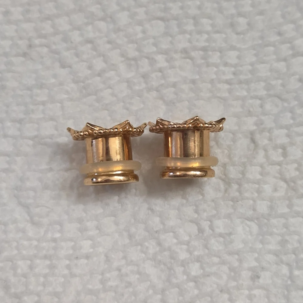 Tawapa Awaken Rose Gold Eyelet Size 0g (8mm) - Picture 2 of 3